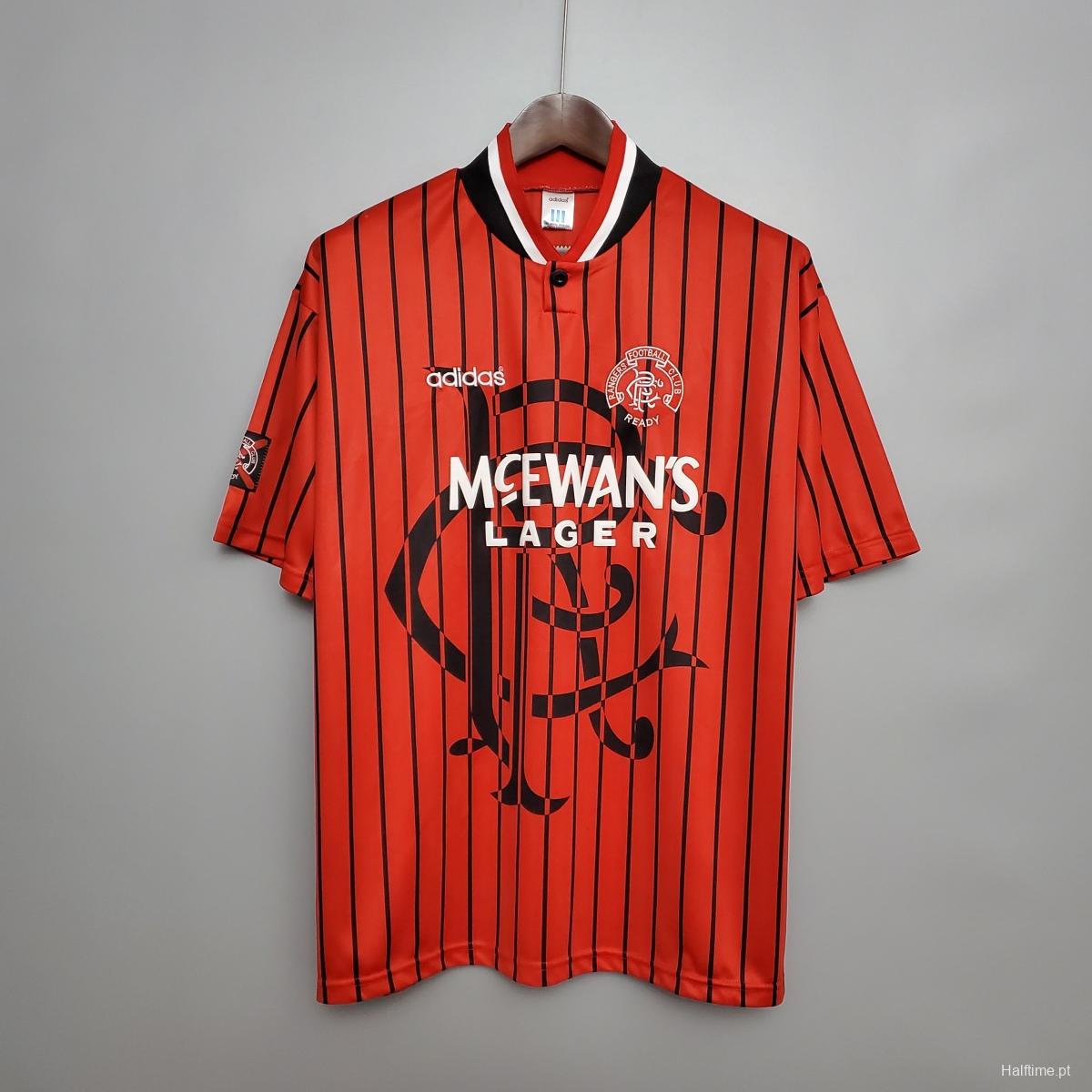 Retro 94-95 Rangers Away Soccer Jersey