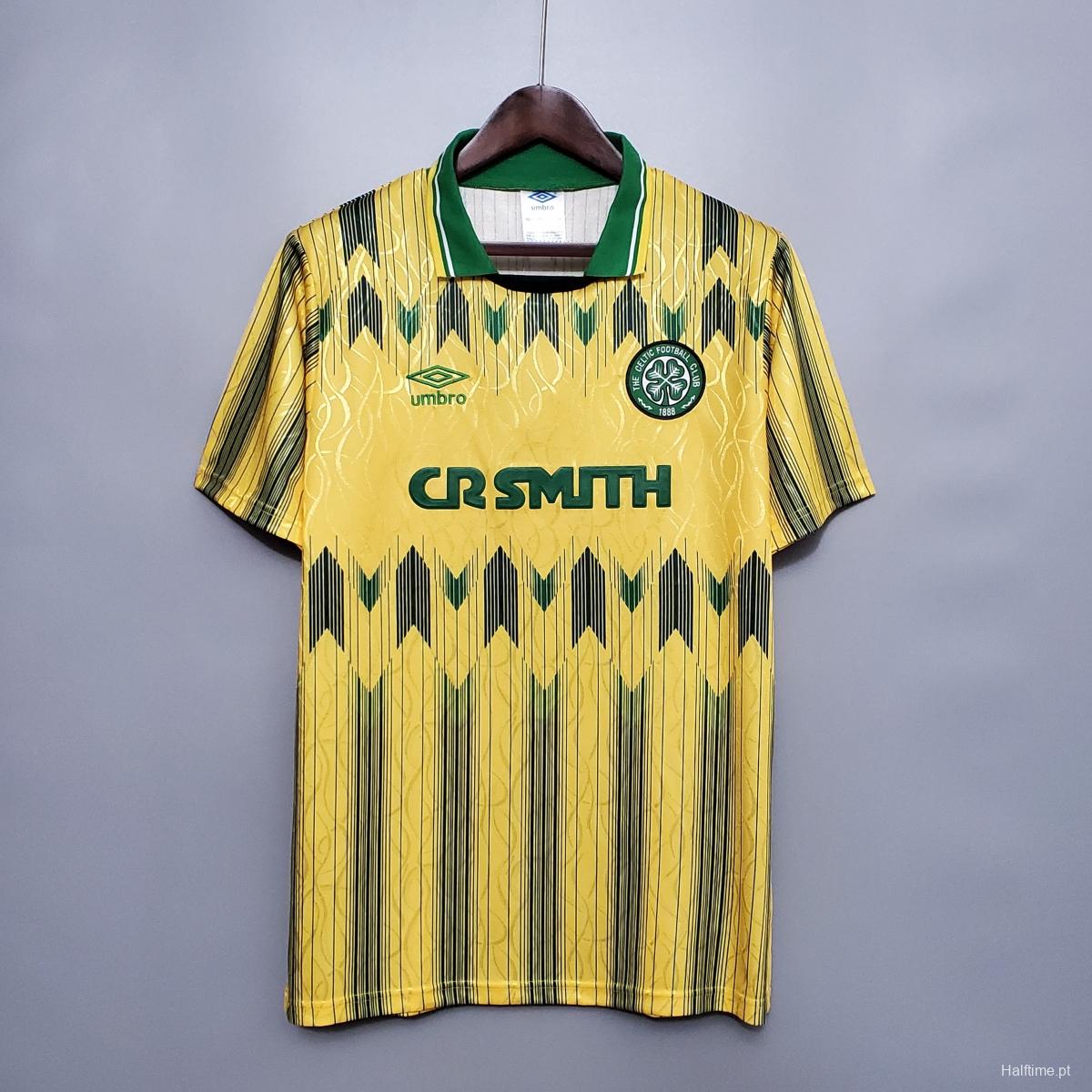 Retro Celtics 91/92 away Soccer Jersey