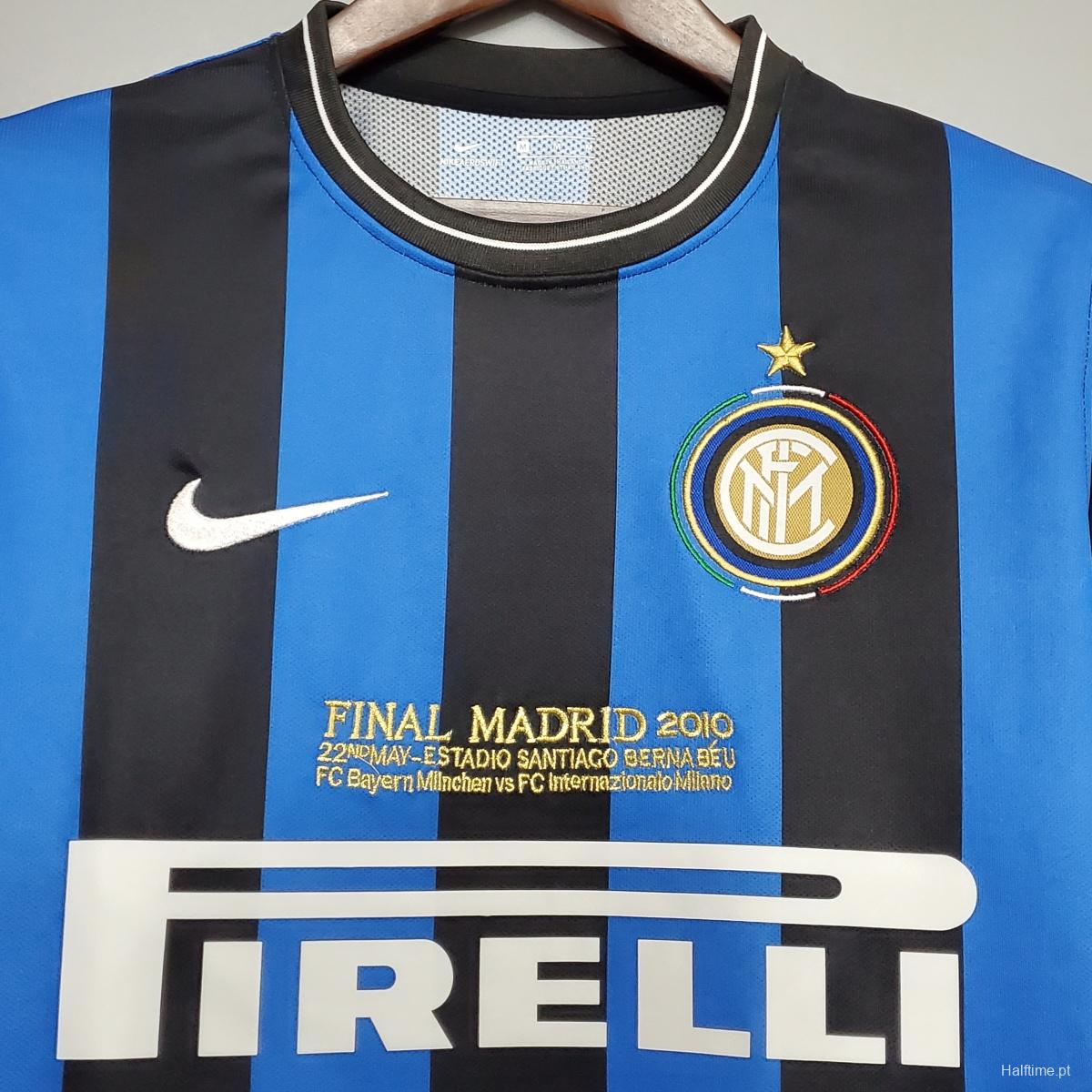 Retro 2010 Inter Milan home Soccer Jersey