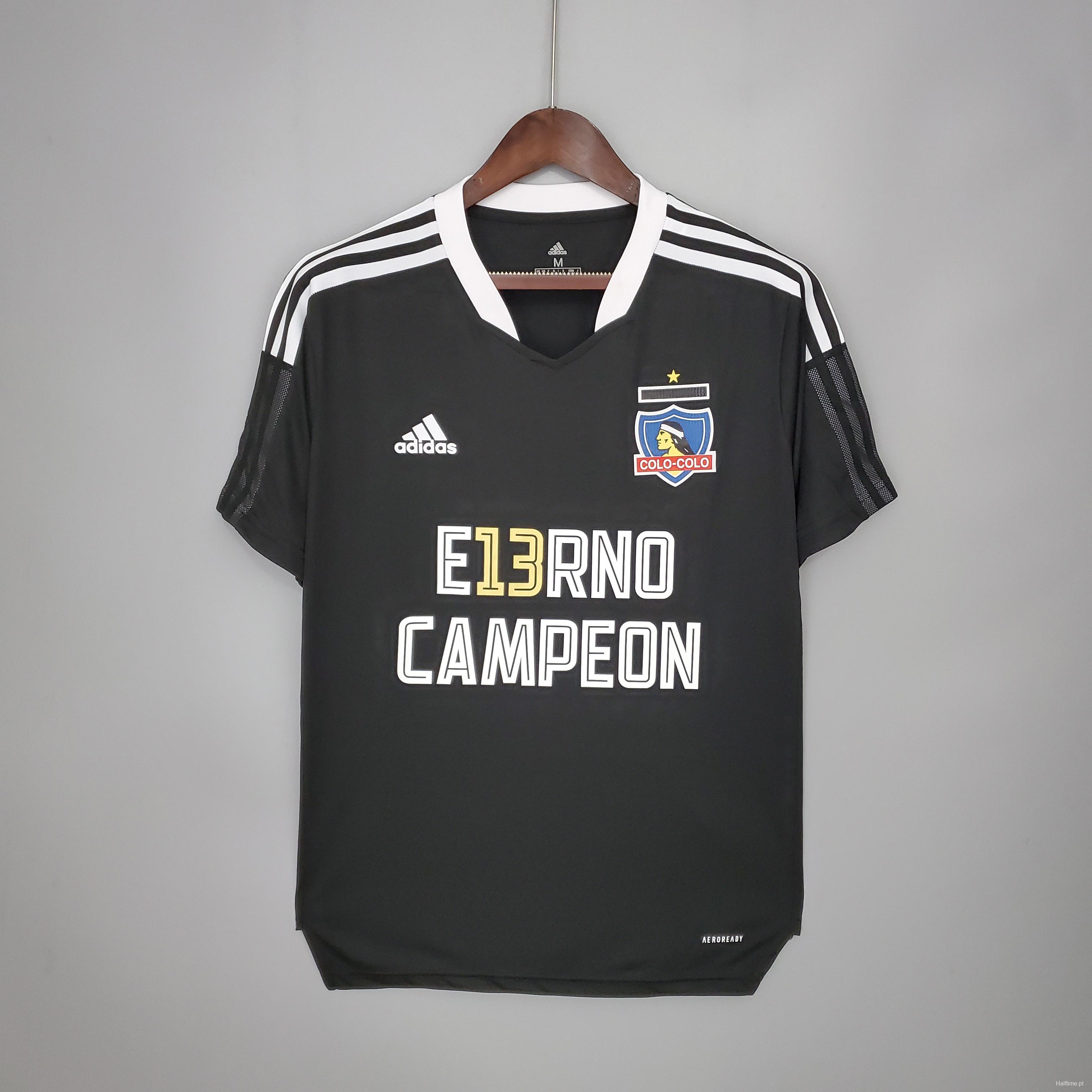 colo colo 13 times champion edition black Soccer Jersey