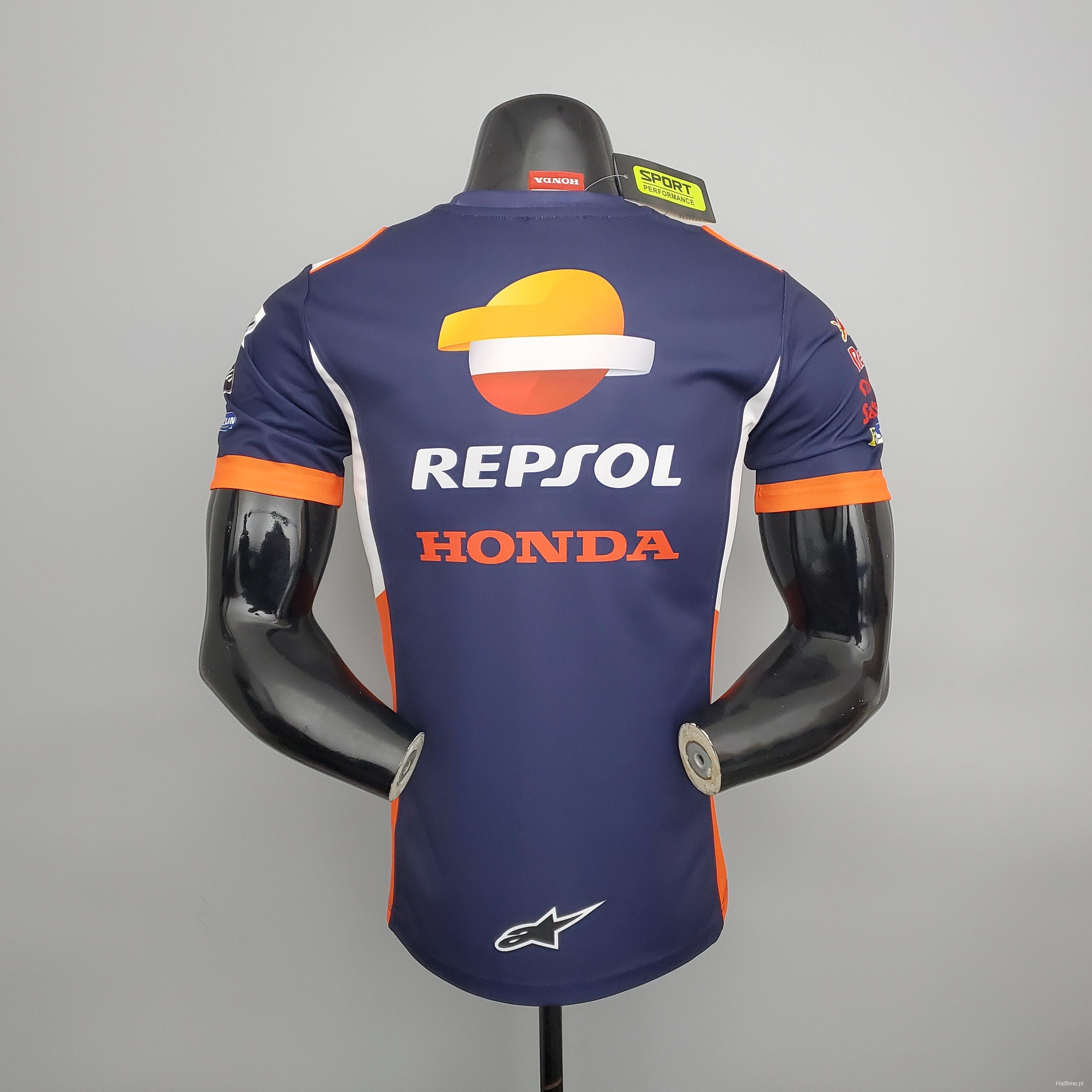 F1 Formula One Honda Royal Blue S-5XL