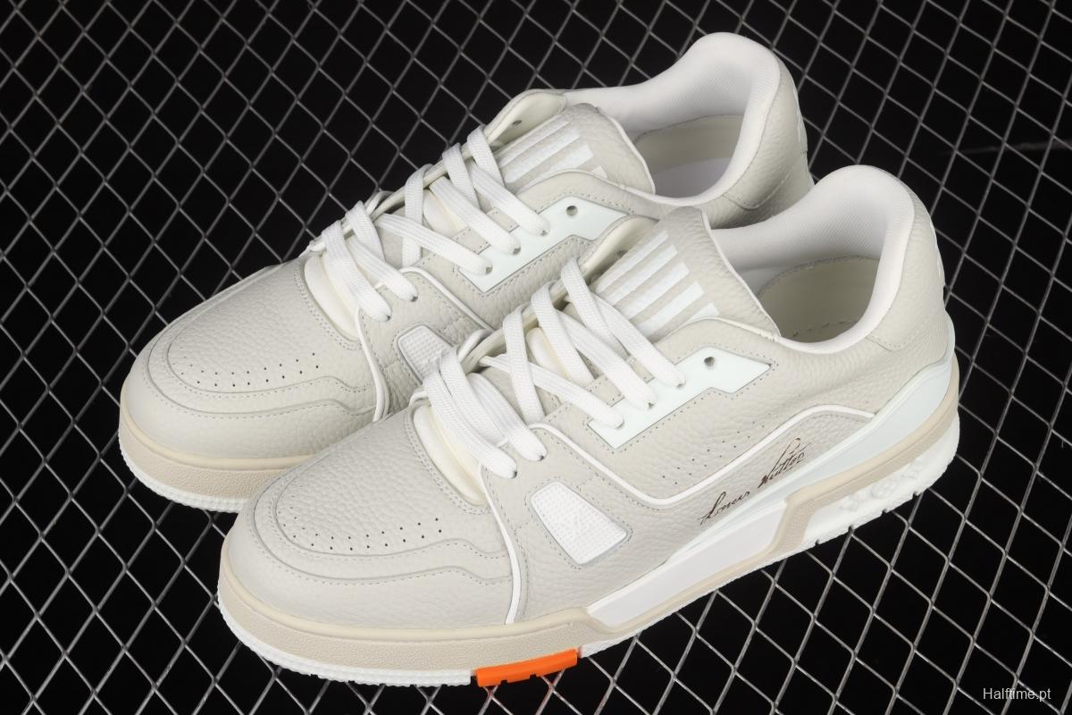 Authentic LV 2021s LV Trainer is limited to the latest color matching in autumn