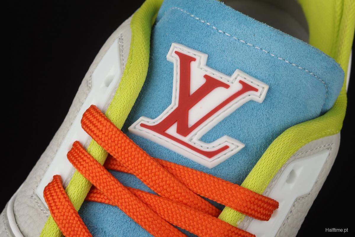 Authentic LV 2021s LV Trainer is limited to the latest color matching in autumn