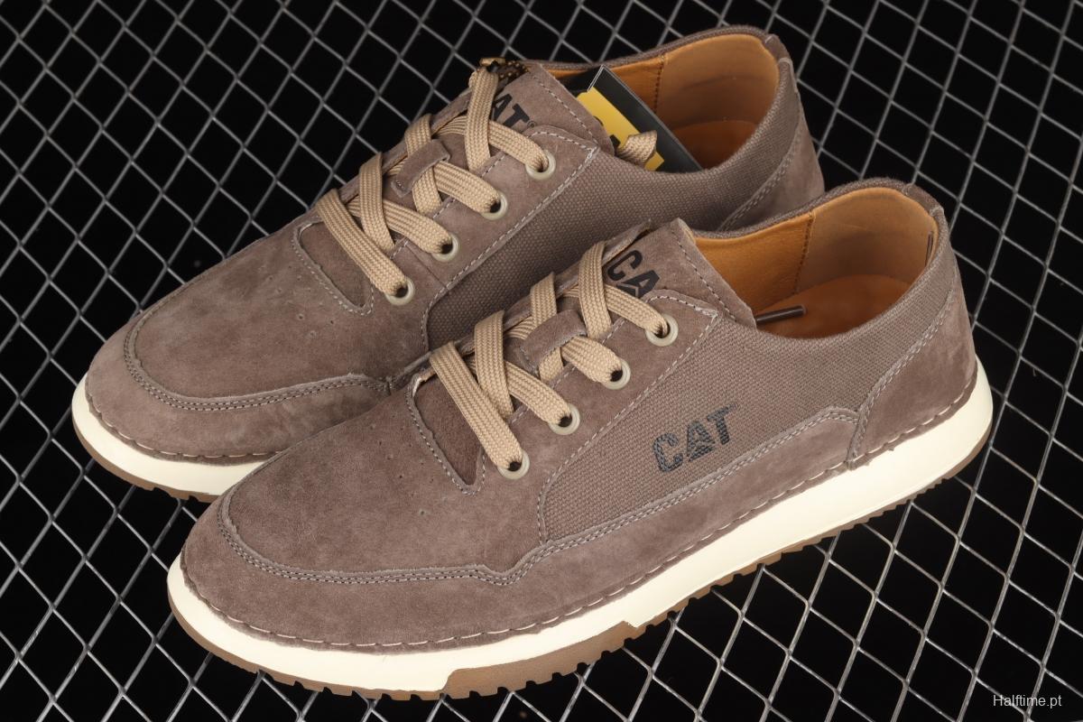 CAT FOOTWEAR/ CAT Carter 21SS autumn new vintage fashion shoes series leisure board shoes P720536 light coffee