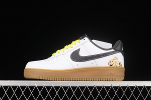 NIKE Air Force 1 Have A Nike Day smiley face low-top casual board shoes DO5854-100