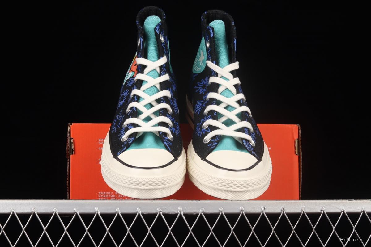 Converse ChuNIKE Taylor spring 2022 new earth graffiti impact color high-top casual board shoes 172824C