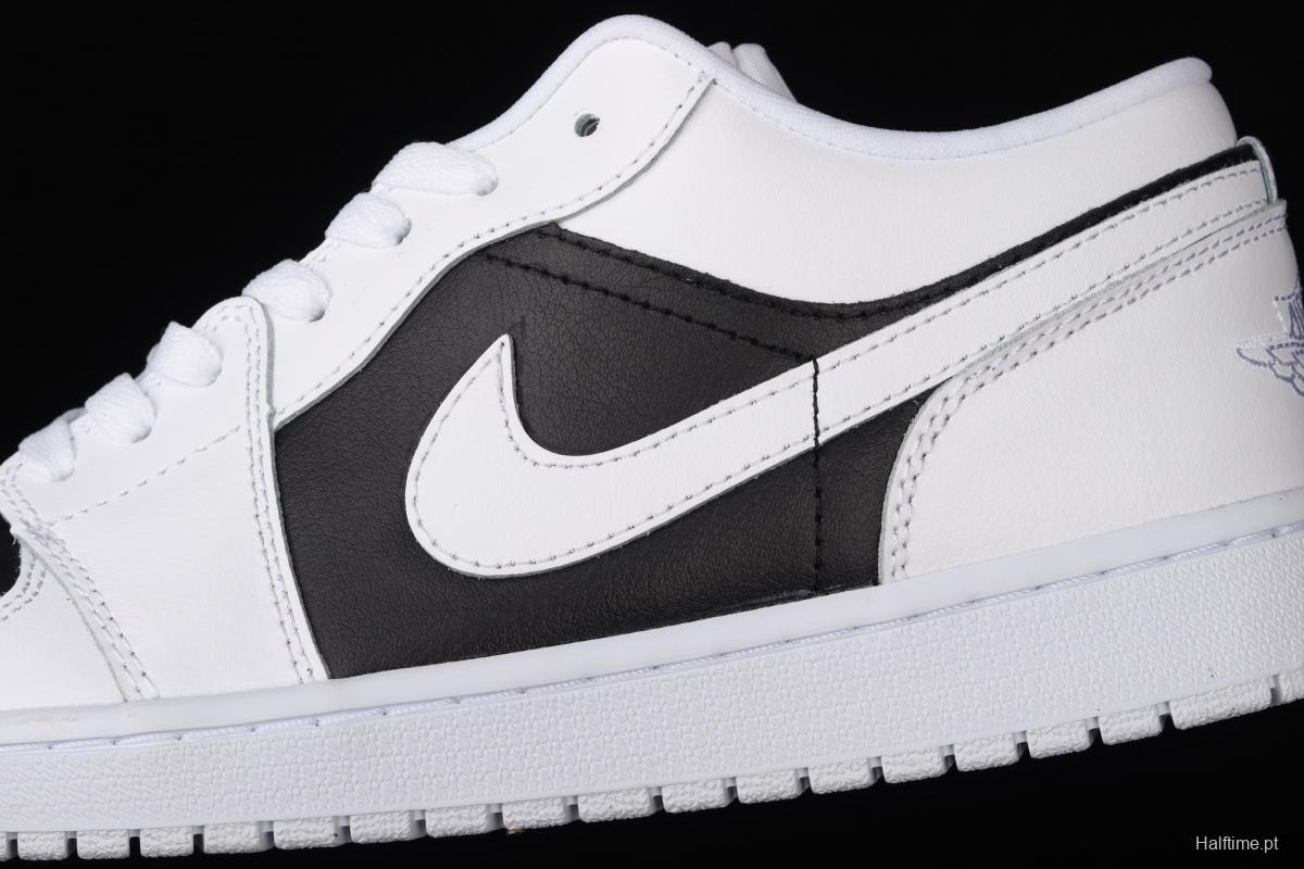 Air Jordan 1 Low black and white panda low-side culture leisure sports shoes DC0774-100