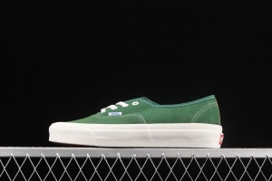 Vans OG Authentic Lx green suede vulcanized low upper shoes VN0A4BV94JG