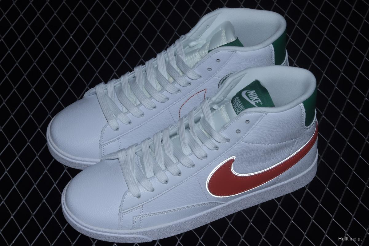 Stranger Things x NIKE Blazer Mid QS HH Trail Blazers high-top leisure sports board shoes CJ6101-100