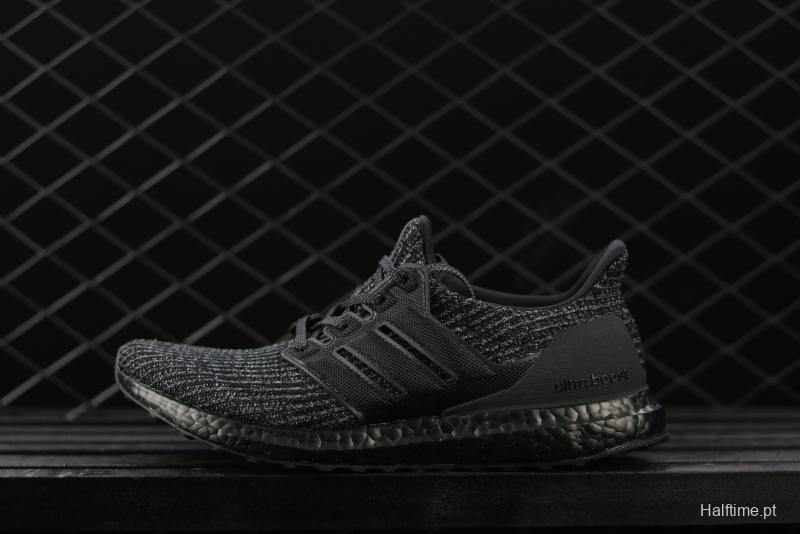 Adidas Ultra Boost 4.0BB6171 fourth generation knitted striped gray-black UB