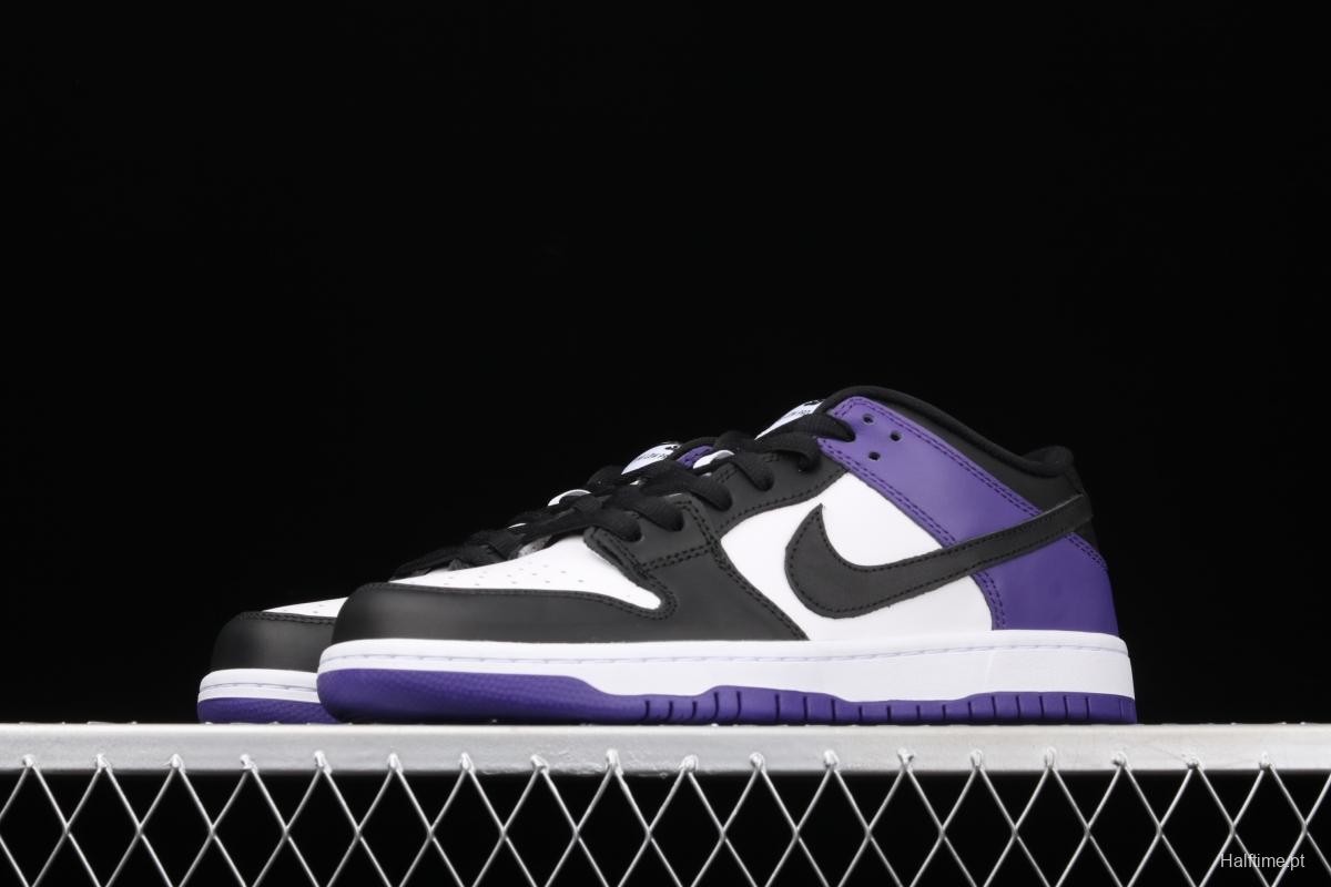 NIKE SB DUNK Low Court Purple black and purple North Carolina low-top leisure sports skateboard shoes BQ6817-500