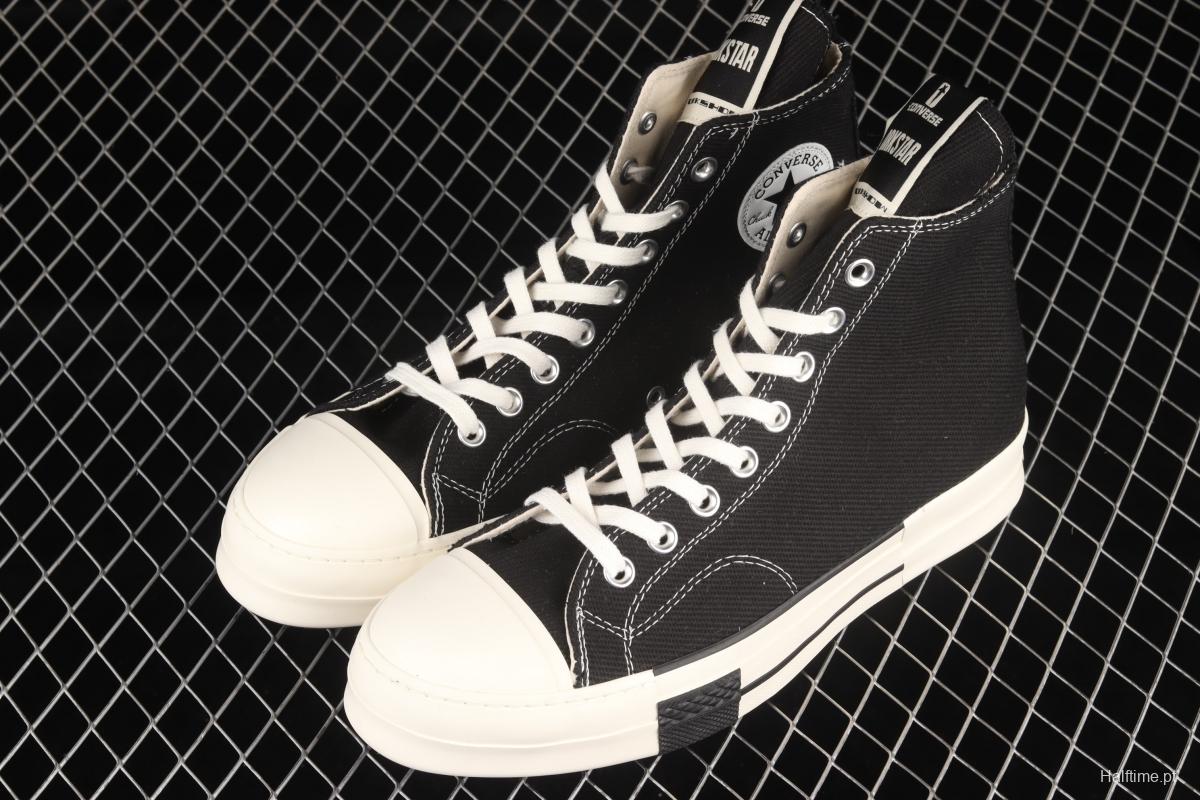 Converse x DRKSHDW international famous designer RickOwens launched a joint series of high-top casual board shoes A00130C.