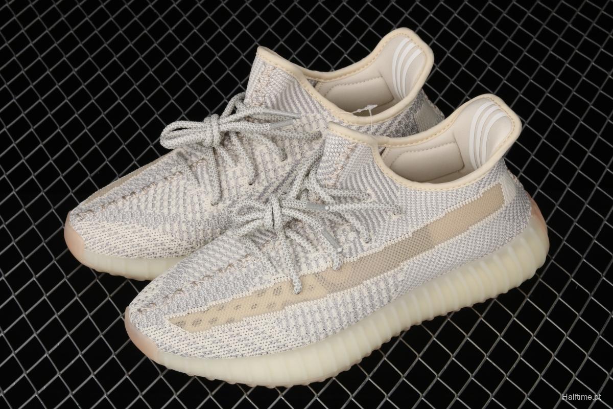 Adidasidas Yeezy 350 Boost V2 FU9161 Darth Coconut 350 second generation beard white hollowed-out angel color BASF Boost original