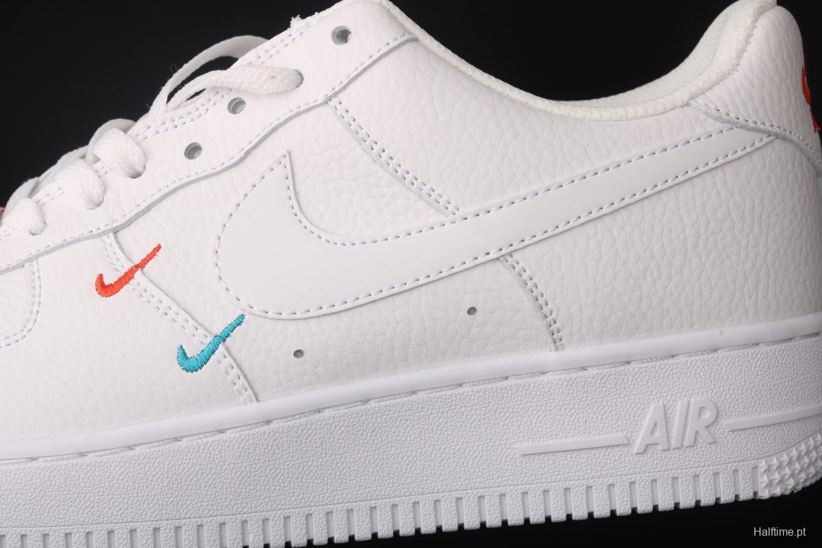 NIKE Air Force 1'07 Low cross-label small hook litchi pattern low-top casual board shoes CT1989-101