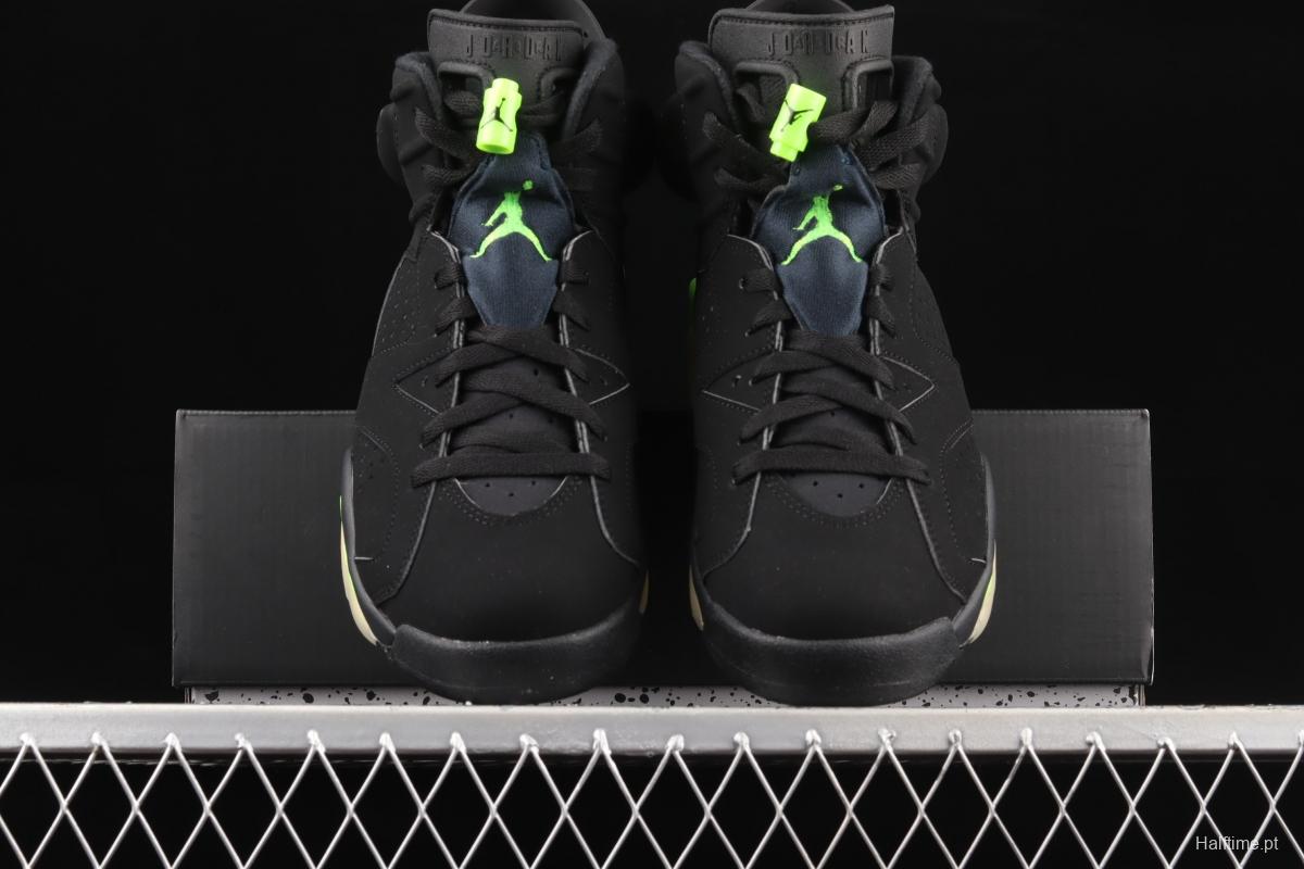 Air Jordan 6 Electric Green suede black green CT8529-003