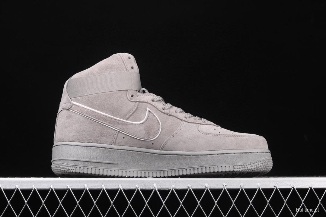 NIKE Air Force 11607 High space ash 3M reflective high-top casual board shoes AA1118-003