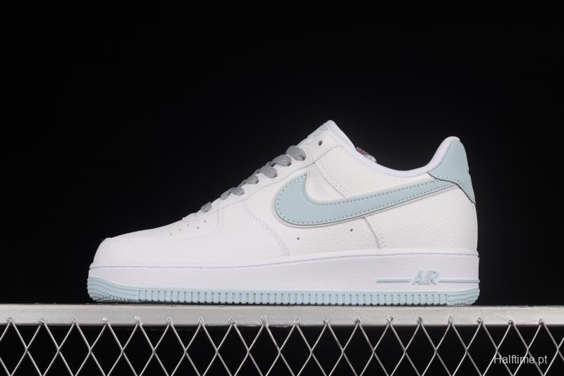 NIKE Air Force 1'07 Low SU19 White Blue 3M Reflective Low Top Casual Sneakers AQ2566-201