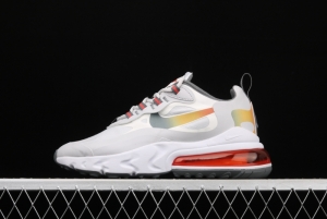 NIKE Air Max 270React new high-frequency mesh function half-palm air cushion cushioning running cloth shoes CD6615-100