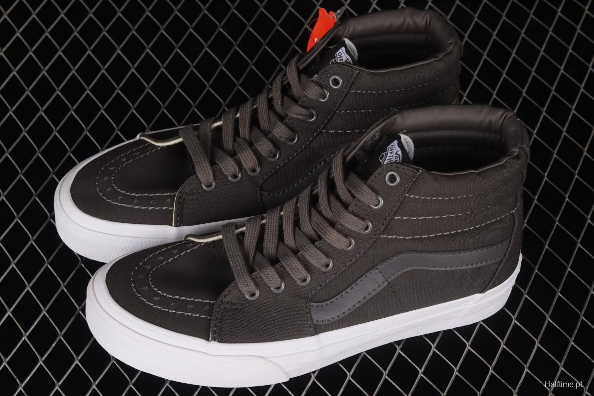 Vans Sk8-Hi Slim classic haze grey high top casual board shoes VN0A38F7POT