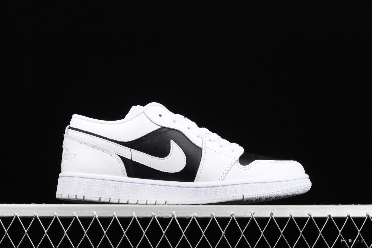 Air Jordan 1 Low black and white panda low-side culture leisure sports shoes DC0774-100