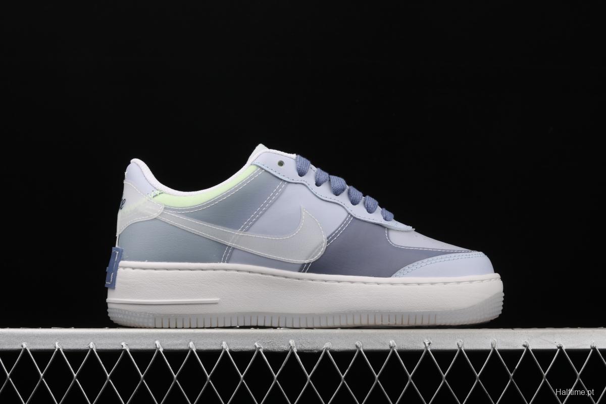 NIKE Air Force 1 ShAdidasow light weight heightened low-top 100-board shoes CK6561-001