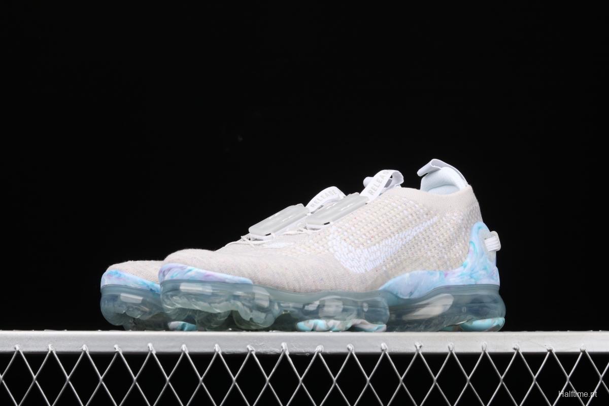 NIKE Air Vapormax 2020 Flyknit fly-woven fast lace full-palm air cushion jogging shoes CJ6740-100