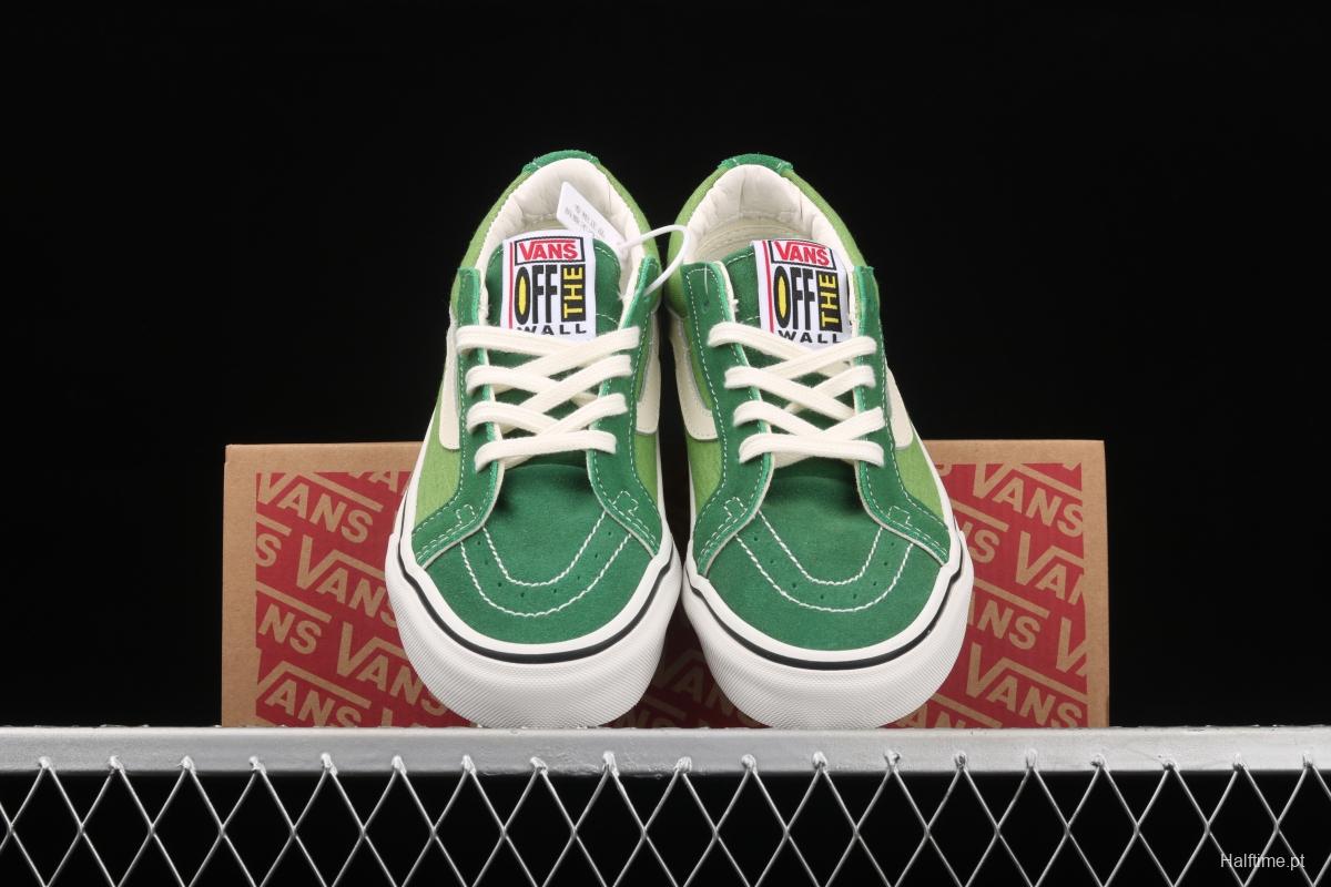 Vans Sk8-Low Reissue S classic avocado green low-top casual board shoes VN0A4UWI4WS canvas shoes