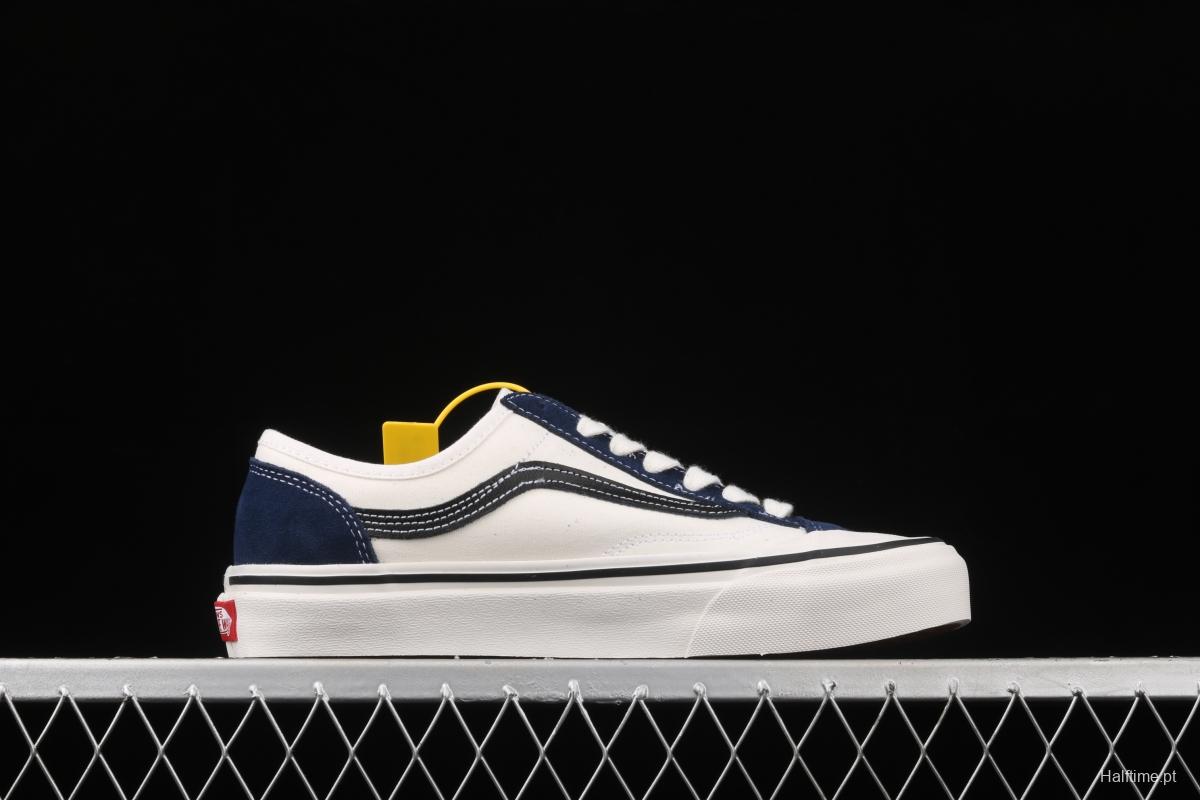 Vans Style 36 half-moon head half-crescent white low-top sports board shoes VN0A38GF4UJ2