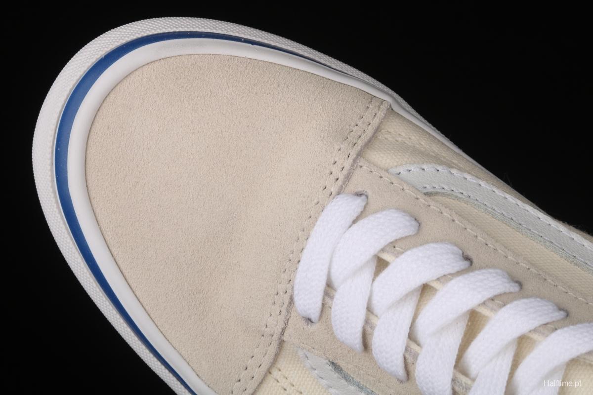 Vans Skate Classics Old Skool series rice-white low-top casual board shoes VN0A5FCBOFW