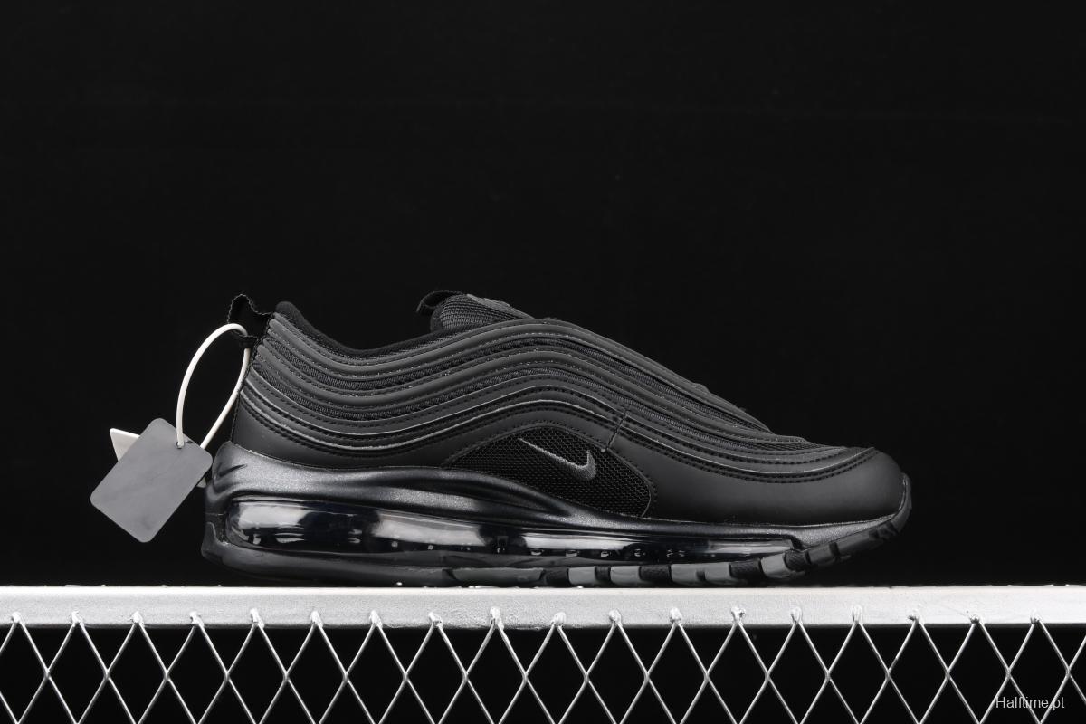 NIKE Air Max 973M reflective all-black bullet air cushion running shoes 921733-001