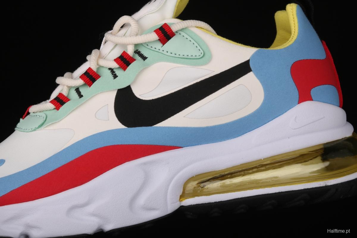 NIKE Air Max 270React new high-frequency mesh function half-palm air cushion running shoes AT6174-002