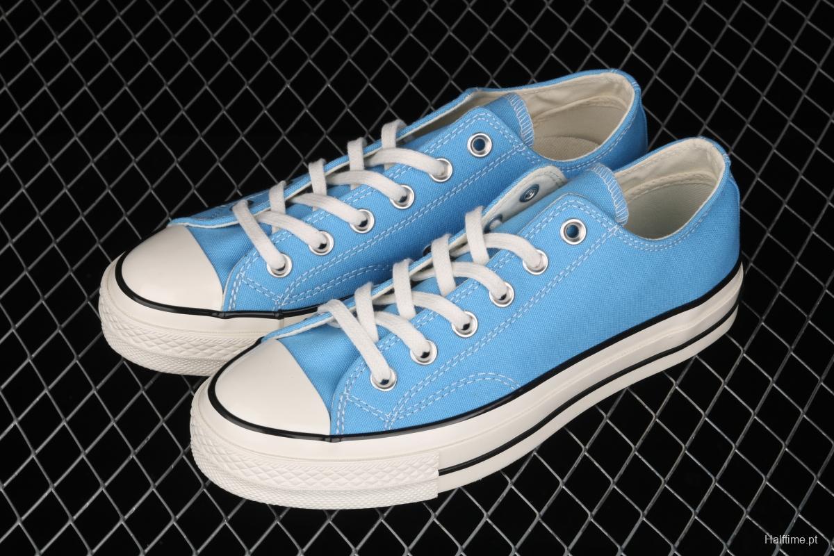 Converse Chuck 70s new spring color lake water blue matching low-top casual board shoes 171569C