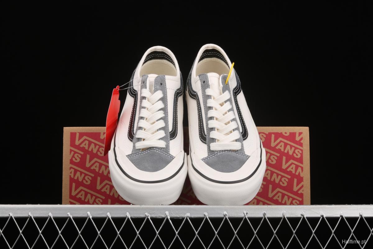 Vans Style 36 million half-moon head gray Oreo low-top canvas board shoes VN0A4BVAK11