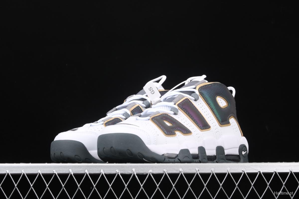 NIKE Air More Uptempo 96 QS Pippen Primary Series Classic High Street Leisure Sports Culture Basketball shoes CQ4583-100