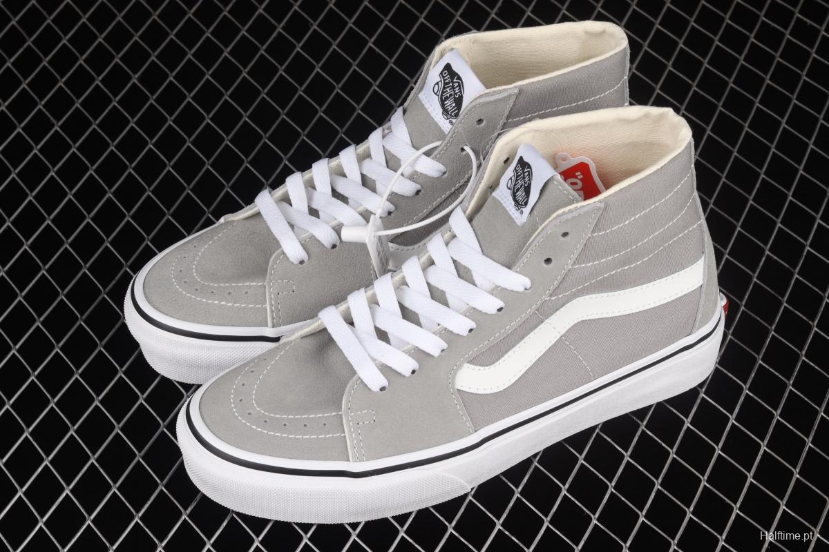 Vans Sk8-Hi Vance light gray Gaobang casual canvas shoes VN0A4U16IYP