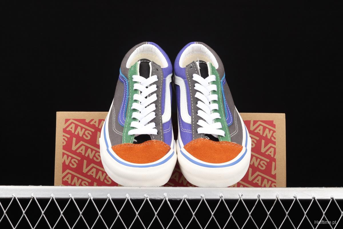 Vans Style 36 ice cream cream blue matching mandarin duck low upper board shoes VN0A54F66T7