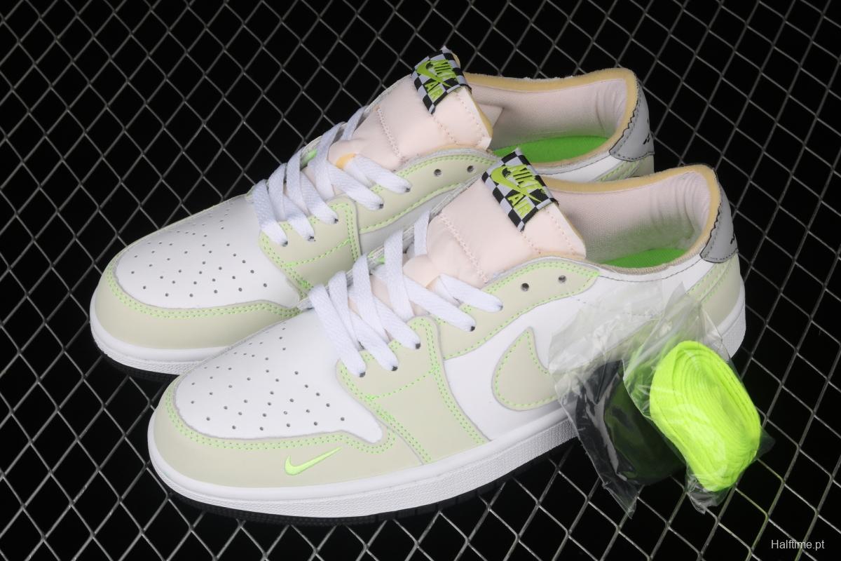 Air Jordan 1 Low OG apple green low top basketball shoes DM7837-103