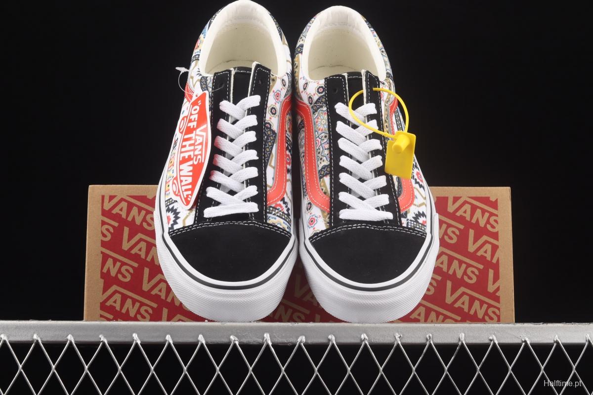 Vans Style 36 Moroccan style theme series high top leisure sports board shoes VN0A54F6687