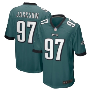 Men's Malik Jackson Midnight Green Player Limited Team Jersey