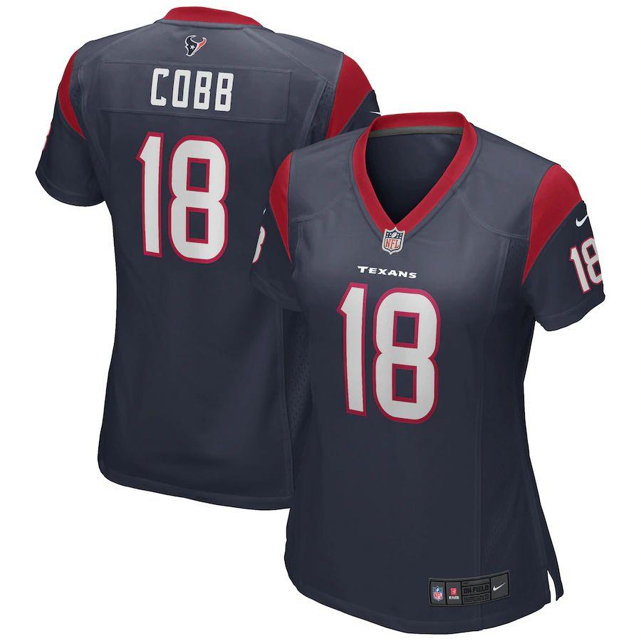 Women's Randall Cobb Navy Player Limited Team Jersey