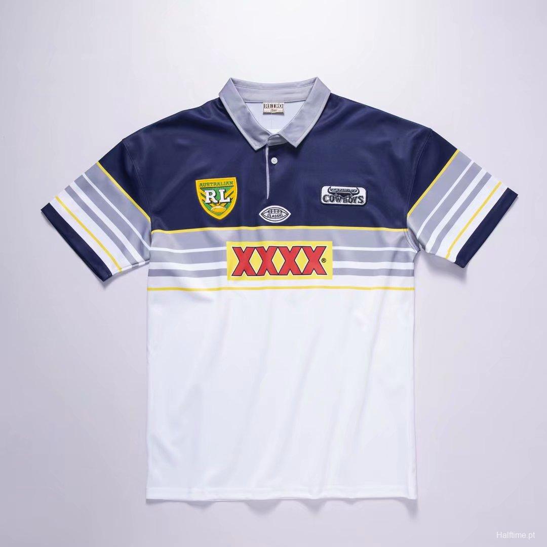 North Queensland Cowboys 1995 Retro Rugby Jersey