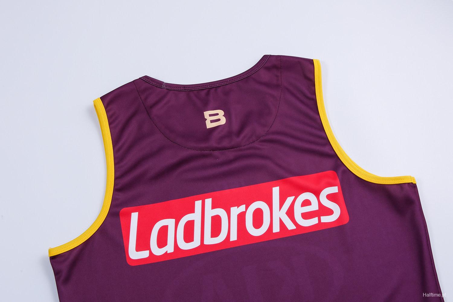 Brisbane Broncos 2020 Men's Training Rugby Singlet