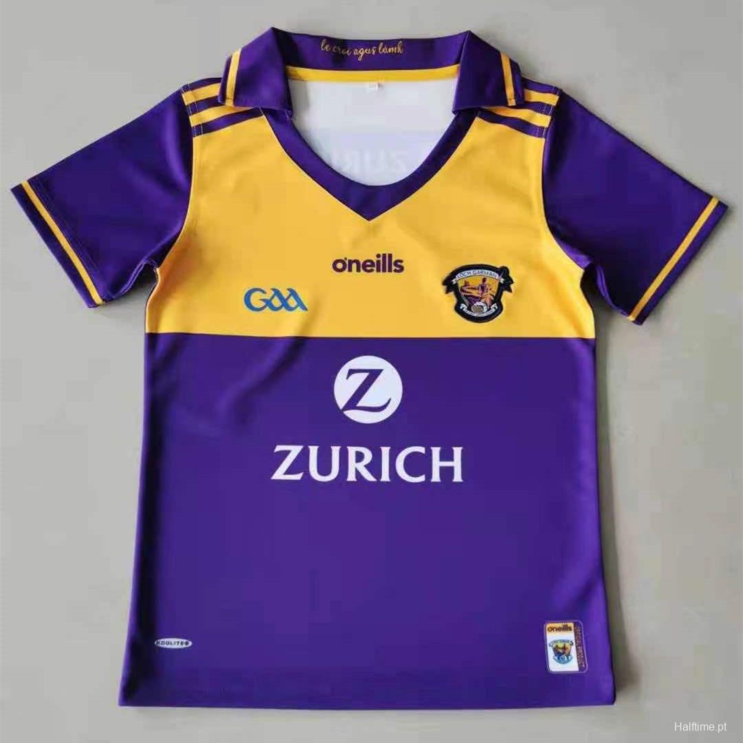 Kids Wexford GAA 2 Stripe Home Jersey