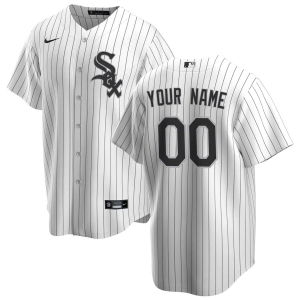 Youth White&amp;Black 2020 Home Custom Team Jersey