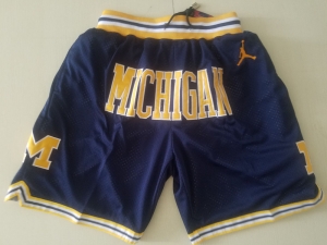 Michigan State College Navy Blue Basketball Shorts