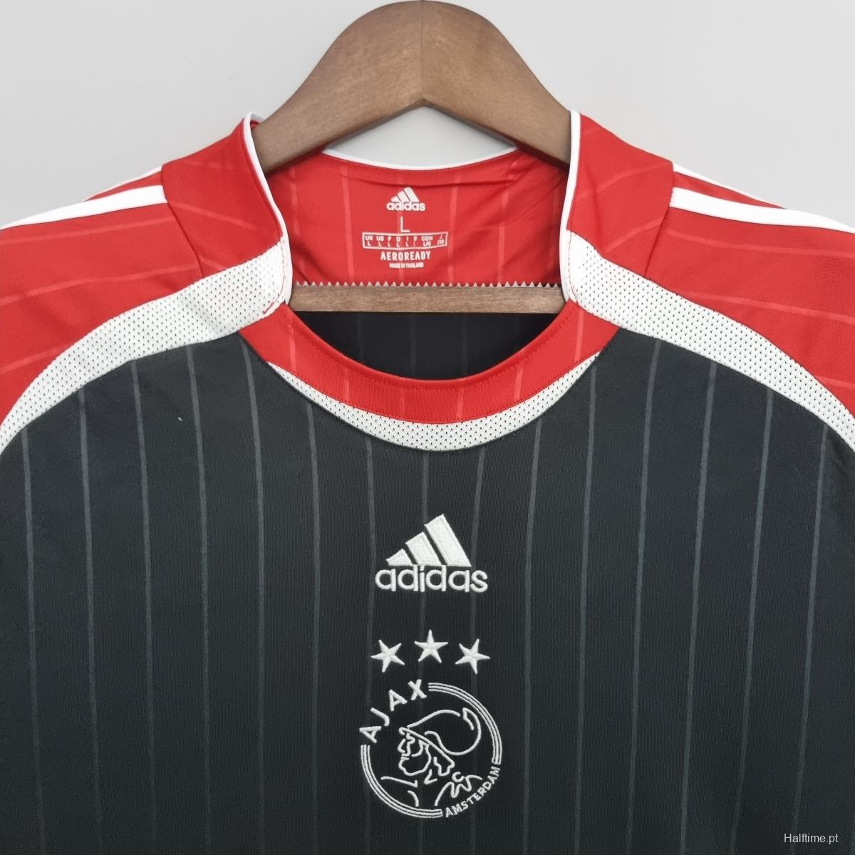 22/23 Ajax pre-match uniform black Soccer Jersey