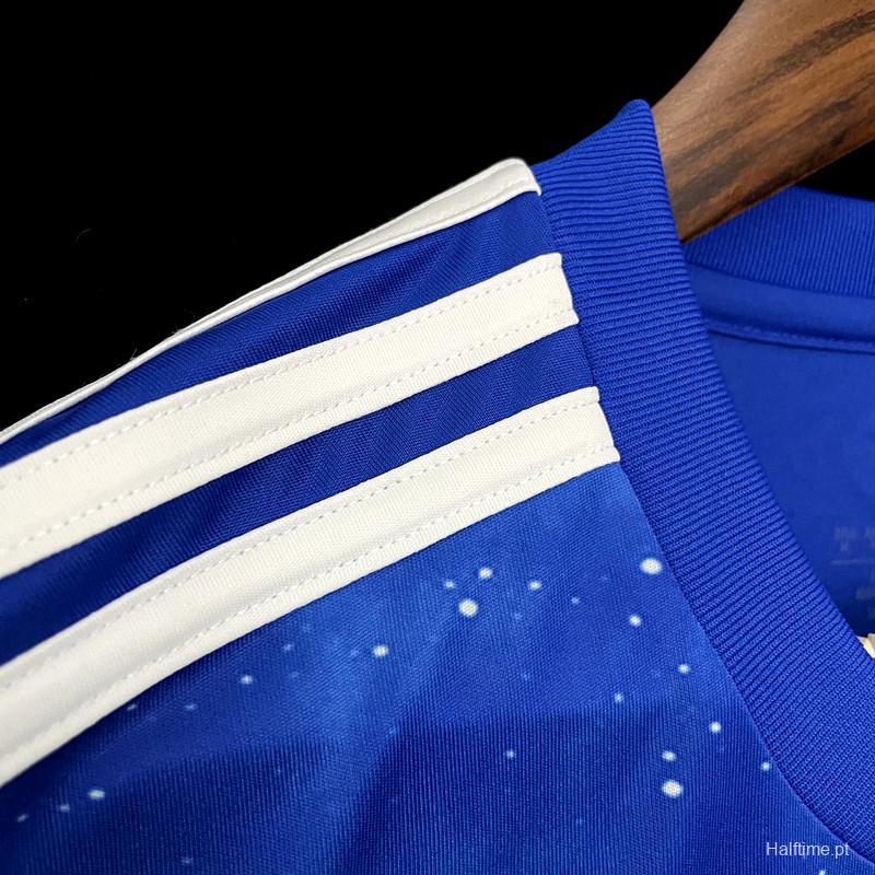 22/23 Cruzeiro Home Soccer Jersey