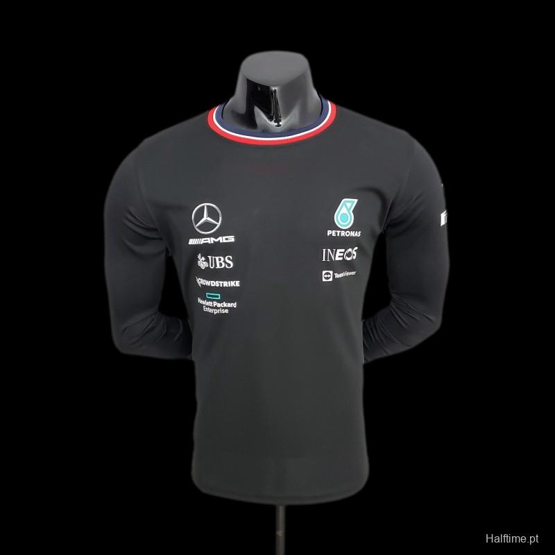 F1 Formula One 2022 Mercedes Long Sleeve Black 