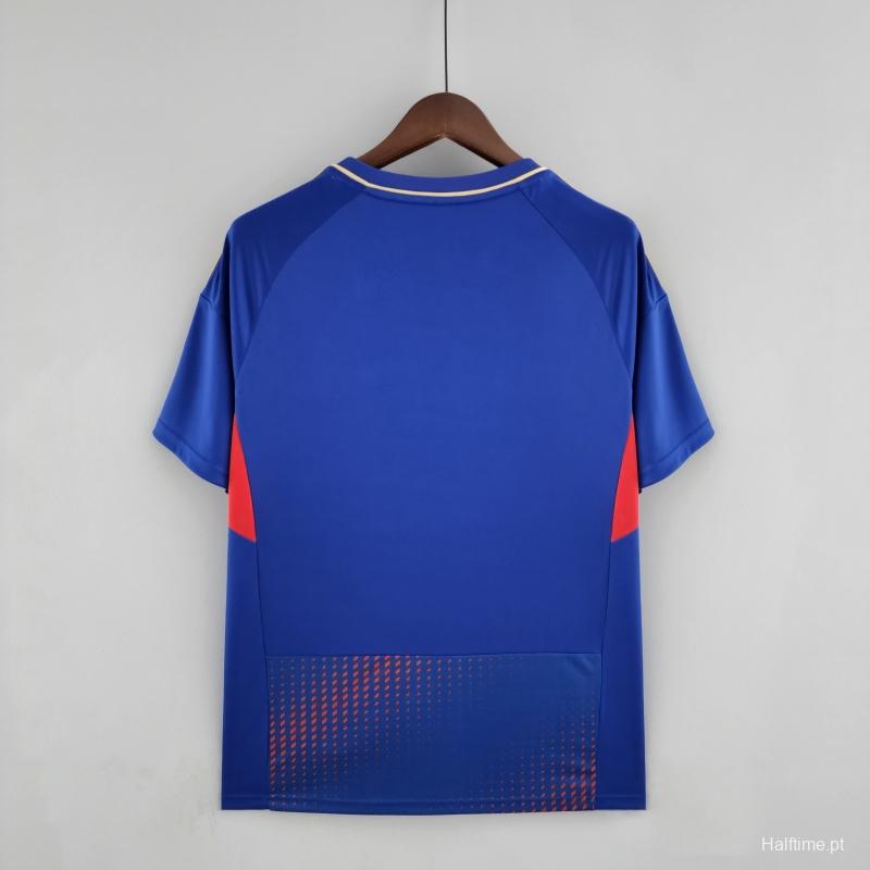 22/23 Lyon Forth Blue Soccer Jersey