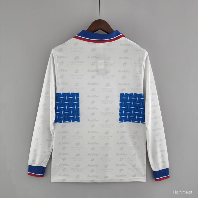 Retro 1996 Long Sleeve Deportivo Universidad Católica Third Away Soccer Jersey